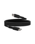 Belkin USB-IF Certified Braided 60 W USB-C to USB-C (Type C) Charge cable | iPhone 16, 15,14, 13 | 3.3 Feet / 1 Meter | Black