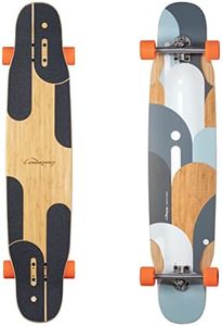 Loaded Boards MATA Hari Bamboo Longboard Skateboard Complete (Fat Free 80a Wheels, Paris 180mm 50° Trucks)