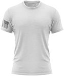 Patriot Crew Men's Fresh Crewneck American Made Graphic Tee, Patriotic, USA & Freedom Style Shirt (White, XX-Large)