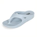 DOCTOR EXTRA SOFT Women's Classic Ultra Soft Flip Flops/Slippers With Cushion Footbed Adult | Comfortable & Light Weight| Anti-Skid| Waterproof & Everyday Slip-On Ladies/Girls D-510, Light Grey,5 UK