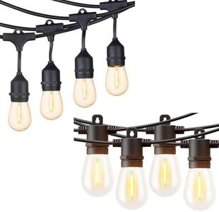 Svater Outdoor String Lights Led 200FT + 300 FT Patio Lights for Outside with Shatterproof LED Bulbs