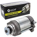 NICHE Starter Motor Assembly 21163-1080 for 1988-2005 Kawasaki Bayou Lakota Prairie 300