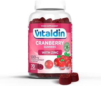VITALDIN Cranberry gummies –extracto de Arándano Rojo + Zinc – 70 gominolas – Vegano