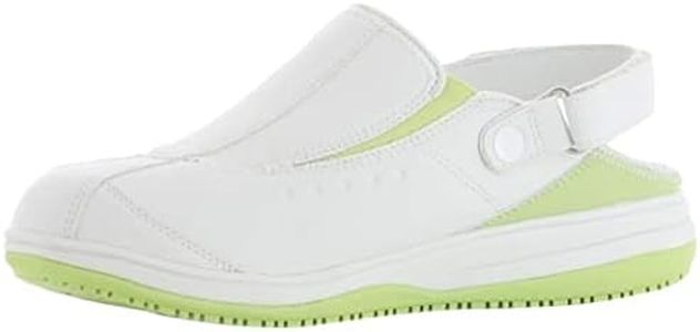 Oxypas Medilogic Iris Slip-resistant, - Sabots de soins infirmiers antistatiques - Blanc (lgn) - 40 EU