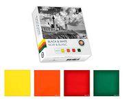 Cokin Square Filter Black & White Creative Kit - Includes Yellow (001), Orange (002), Red (003), Green (004) for M (P) Series Holder - 84mm X 84mm