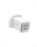 Anker USB C Charger 47W, 523 Charger (Nano 3), 2 Port Compact GaN Fast Charger for iPhone 14/14 Plus/14 Pro/14 Pro Max/13, Galaxy, Pixel 4/3, iPad/iPad Mini (Cable Not Included),White