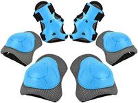 Kids/Youth Knee Pad Elbow Wrist Pads Guards Protective Gear Set, for Roller Skates,Cycling Bike,Skateboard,Inline Skatings ,Scooter Riding ,and Other Outdoor Sports Activities