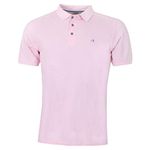 Calvin Klein Mens Campus Polo Shirt - Babypink - XL