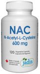 NAC (N-Acetyl-L-Cysteine) 600 mg 120 Vegetable Capsules