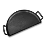 SnS Grills Slow ‘N Sear Cast Iron Drip 'N Griddle Pan 18", 3-in-1 Versatile Grill Accessory for Searing, Griddle and Drippings - Fits Standard 18” Kettle Grills