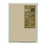 Midori Traveler's Notebook - Refill 005 (Passport Size) - Lightweight Paper Notebook