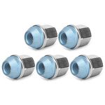 Steel Wheel Nut Lug Nut, 5Pcs Wheel Nuts Set Fit for Land Rover Discovery Sport/LR2/Range Rover Evoque/Velar LR001381