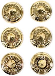 Burton Aluminum Stud Mats Gold 6 Pack