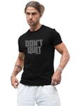 LEOTUDE Men's Regular Fit Half Sleeve Dri-Fit Round Neck Tshirt (39_Mix||All_P_0black_2XL)