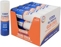 BAZIC Products Premium Glue Stick 21g/0.7 Oz, Multi-Purpose Acid Free, Glue Sticks, for Photos Paper Kids Art Craft at School Home Office, Total 12-Count