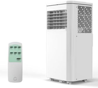 8,000 BTU Portable Air Conditioners, Quiet Portable Cooling AC Unit Up to 350 Sq.Ft. with Dehumidifier, 24H Timer, Sleep Modes, 3-IN-1 AC Unit with Remote Control, for Bedroom, Room, Office,Apartment