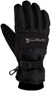 Carhartt Men's WP Waterproof Insulated Glove, Black, X-Large