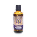 Ecodrop French Lavender Essential Oil I 50ml I Certified Organic and 100% Pure Essential Oils I Natural & Organic with Therapeutic Grade for Aromatherapy I Massage, Diffusers & Bath I e-Book Included