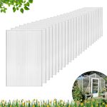 DGSL 14 Pcs Polycarbonate Greenhouse Panels, 4' x 2' x 0.16'' Twin-Wall Polycarbonate Panels, Polycarbonate Sheet for All Weather Outdoor Garden and Greenhouse Covering