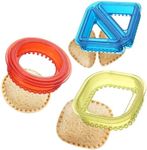 Sandwich Cutter, 3 Set Sandwich Cutter and Sealer, Uncrustables Sandwich Cutter for Kids, Boys, Girls, Lunch, Bento Box Accessories (3 Colors）