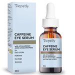 Caffeine Eye Serum, Under Eye Cream for Dark Circles and Puffy Eyes with Hyaluronic Acid Niacinamide, Moisturizing Anti-Wrinkle Skincare Serum for Men and Women Eye Treatment, 30ml (eye serum)