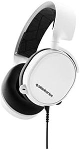 SteelSeries Arctis 3 - All-Platform Gaming Headset for PC - PlayStation 5 and PS4, Xbox One, Nintendo Switch, VR, Android and iOS - White