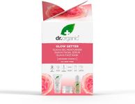 Dr Organic Guava Glow Getter Skincare Set, Advanced Vitamin C, Gel Moisturiser, Facial Serum & Face Mask, Hydrate, Brighten, Gift Set, Cruelty-Free, Paraben & SLS Free, Organic