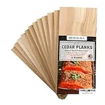 12 Pack Cedar Planks for Grilling S