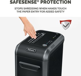 Fellowes 18-Sheet Cross Cut Paper Shredder – Jam Proof, 34L Bin, Black