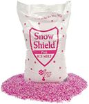 Pink Snow Shield Ice Melt (50 LBS) - A Pet Safe Ice Melt That is Effective Below Zero Degrees and is Safe for Our Children, Our Pets and Our Earth