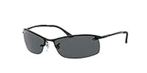 Ray-Ban Men's Top Bar Sunglasses, Black (006/71 Matte Black), 63 UK