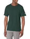 Champion Men's Classic Jersey T-Shirt, Dark Green, Medium