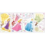 RoomMates RMK1903SCS Disney Glow within Princess Wall Decals, 36-Count