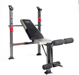 CAP Barbell Standard Weight Bench, Black/red