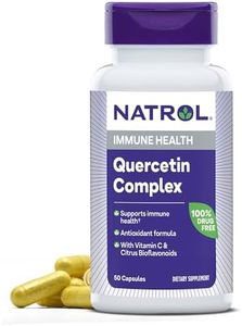 Natrol Quercetin Complex, Immune Health with Vitamin C and Citrus Bioflavonoids, 500 mg 50 Count