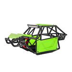 INJORA Rock Buggy Body Shell Chassis Kit for Axial SCX10 II 90046 UTB10 Capra 1/10 RC Crawler Car，Nylon(Green)