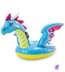 KidsZeeNie® Mystical Dragon Ride-On Air Inflatable Swimming Pool Float| Children Safety Rider Tube Float for Water Fun |Floater Raft Lounger Pool Mattress for Kids & Adults with Handles (Age 3+)