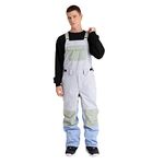 SEARIPE Mens Snow Bib Womens Snow Overalls Adjustable Snowboard Bibs Outdoor Waterproof Insulated Ski Pants (Gray, Large)