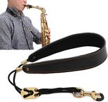 JIAMIAN Universal Black Genuine Lea