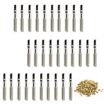 Liyafy 30Pcs 40mm Tuning Pin Nails with Brass Rivets Set for Lyre Harp Small Harp Musical Stringed Instrument