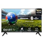 Hisense 40 Inch Smart TV 40A4NTUK - FHD Resolution, Natural Colour Enhancer, DTS Virtual:X & Dolby Audio, AI Sports Mode, VIDAA OS with Youtube, Netflix and Disney+ and Freeview Play (2024 Model)