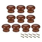 uxcell Round Wood Knobs,10Pcs 35mm 