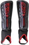 Vizari Malaga Shin Guards for Kids, Youth, Adults – Lightweight Soccer Pads with Ankle Protection for Boys, Girls, Men & Women (Ages 3 to Adult)