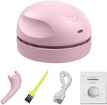 prowithlin Portable Desktop Vacuum Cleaner, USB Charging, Pink, Best for Cleaning Dust, Crumbs, Piano, Computer, Car etc.