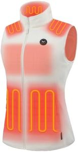 Venustas Women's Fleece Heated Vest with Battery Lightweight Insulated Vest