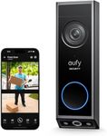 eufy Security Video Doorbell E340 Dual Cameras with Delivery Guard 2K FHD Wireless Doorbell Camera,Wired or Battery Powered,Colour Night Vision,AI Motion/Package Detection,No Monthly Fee, Built-in 8GB