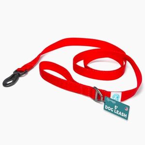 Embark Adventure Dog Leashes - Colorful, Strong, and Sturdy Dog Leash for Small, Medium, and Large Breed Dogs (Red, 5 Ft)