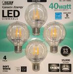 FEIT Electric G25 LED 40 Watt Replacement 4-pack Soft White