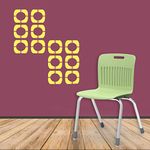 Kayra Decor Frame Reusable DIY Wall Stencil Painting for Home Decor (Plastic Sheet, 12 inch x 12 inch)