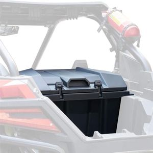 KEMIMOTO 73QT PRO XP Forward Cargo Box Replace 2883751 Compatible with 2020-2026 Polaris RZR PRO XP/4 2022-2024 RZR Turbo R/4, 2025-2026 Pro S Polyethylene Rear Storage Box with Two Lockable Latches